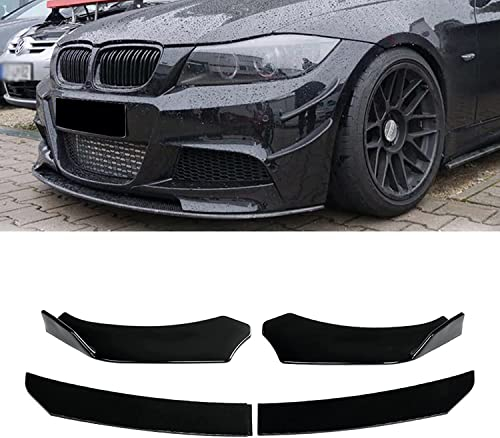 Auto Frontspoiler Frontlippe Spoiler für BMW 3er E90 E91 E92 E93 E60 E61 E46 F30 | FrontstoßStange Splitter FrontstoßStangenlippe Autoantikollisionsschutz