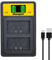 Uwayor CGA-S006 Battery Charger Camera Kit USB Battery Charger for Panasonic Lumix DMC-FZ7 FZ8 FZ18 FZ28 DMC-FZ30 DMC-FZ35 DMC-FZ38