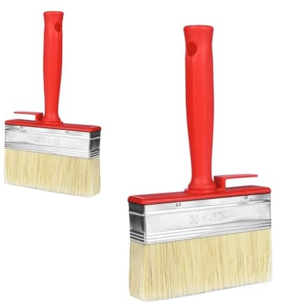 Sukudon 2 Pcs wallpaper paste brush,large masonry paint brush,fence paint,paint brushes decorating,cutting in paint brush,pasting brush,harris paint brush set,shed paint,paintbrush