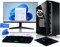BEASTCOM Q1 Home 'n Office PC, Komplett Set PC, Intel i5 8500 6X4,10GHz 6 Threads, 16GB RAM, 512GB SSD, Monitor LED 24 + Tastatur + Maus + Mauspad, WLAN, Windows 11