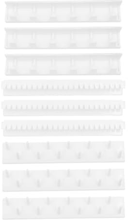 ANCLLO 9 Piezas Organizador de Joyas de Pared Soportes de Joyas Autoadhesivos para Pendientes Anillo Collar