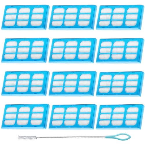 Acmerota 12 Pcs Filter Cartridges Replacement for Cat Mate Filter All for Dog Mate Pet Cat Drinking Water Fountain Filter, Cat Water Fountain Filter Compatible for Cat Mate Pet Fountain 335 (Upgrade)
