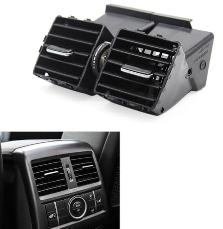 JTYQWD Sortie Climatiseur A/C Grille De Ventilation De Climatiseur De Voiture, Ensemble Complet pour Mercedes pour Benz M ML GL GLE GLS Classe W166 W292 1668300554 Grille D'aération A/C