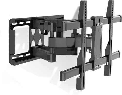 Soporte de pared articulado giratorio dual de 6 brazos para TV