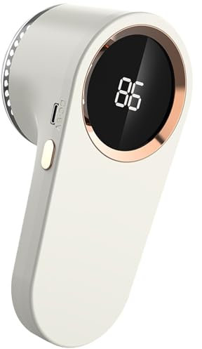 Removedor rápido de pelusas, eficaz removedor de pelusas con pantalla digital LED, afeitadoras de tela para ropa y muebles