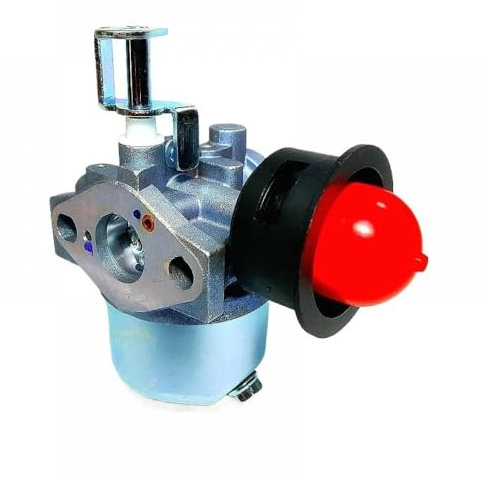 Vergaser mit Druckpumpe und Primerbirne, kompatibel mit 1P56F Vertikalwellenmotor Kompatibel mit Hochdruckreiniger, Schneefräse, Rasenmäher