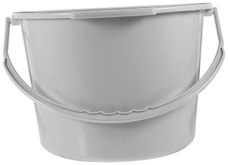 GALPADA Tragbarer Toiletteneimer mit Deckel Großer Fassungsvermögen aus Kunststoff Spritzschutz für Senioren Badezimmerhilfe Nachttopf für Langzeitgebrauch