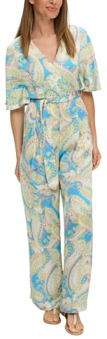 s.Oliver Satin-Jumpsuit mit weitem Bein