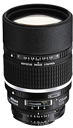 Nikon AF FX DC-NIKKOR 135mm f/2D Fixed Zoom Lens with Auto Focus for Nikon DSLR Cameras