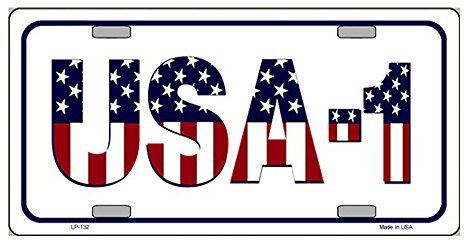 LP - 132 USA - 1 Nummernschild - 103