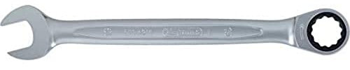 Ks Tools 503.4221 - Clé mixte à cliquet 21 mm - Gamme GEARplus® - En chrome Vanadium - Finition Satinée
