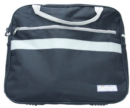Aidapt Wheelchair Shopping Bag Generous Storage,Mobility Scooter/Wheelchair Accessory,Easy Fit,Mesh Side Pockets,High Visibility Reflective Strip,Sturdy,Durable,Zip Closing,Front Pocket,Carry Handles