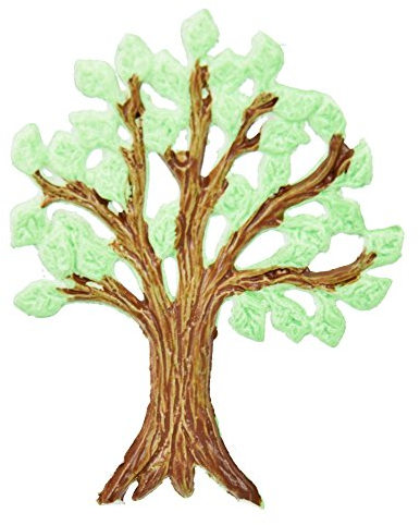 efco Baum Wachs Dekoration, Braun/Grün, 60 x 50 mm