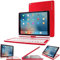 Snugg iPad Pro 12.9 2017/2015 Keyboard, [Red] Wireless Bluetooth Keyboard Case Cover 360° Degree Rotatable Keyboard for Apple iPad Pro 12.9 2017/2015