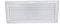 Rejilla de aluminio aire caliente frío difusor 500 x 300 mm blanco