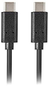 Cable 2.0 LANBERG USB C Macho/USB C Macho 0.5M Negro