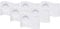 Villeroy & Boch NewWave Caffè Kleiner Unterteller Partyplate, 17 x 13 cm, Premium Porzellan, Weiß, 6er Set