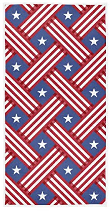 BKEOY Badetuch Independence Day USA Handtuch Strandtücher