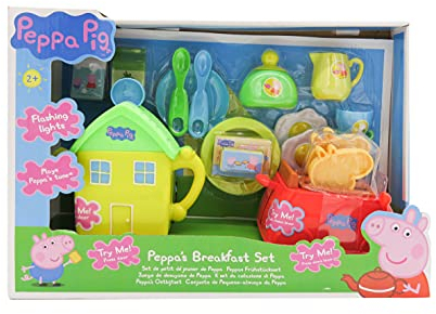 CYPBRANDS 1684664 Pig Peppa Wutz Frühstücksset, Mehrfarbig, Desayuno, Multicolour, Standard