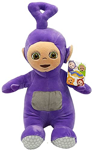 Teletubbies Kuscheltier 35 cm, Tinky Winky, Weiches Plüsch, Teletabis Stofftier für Kinder (Lila)