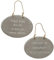 condecoro Betonschild Gartenschild Unkraut 2er Set