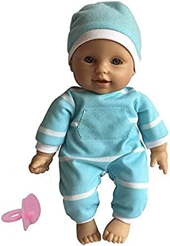 The New York Doll Collection Hispanic weich Körper Puppe im eschenkkarton - 11 Zoll /28cm Baby Puppe (Bonus Schnuller inklusive)