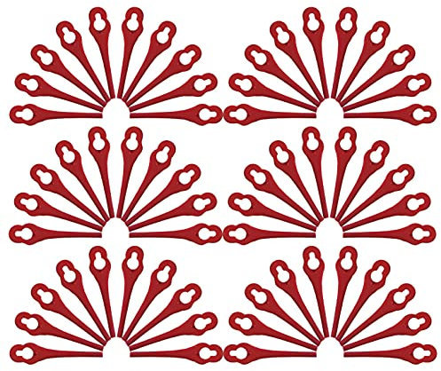 Kunststoffklingen Ersatz für Florabest FRTA 20A1 Akku-Rasentrimmer, 83 mm (60)