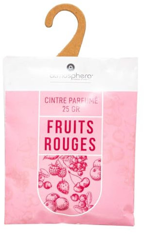 Atmosphera - Lot de 3 cintres parfumés - fruits rouges - 25g