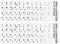 PATIKIL 2Pcs Hebrew Keyboard Stickers White Background Black Lettering for Computer Laptop Notebook Desktop