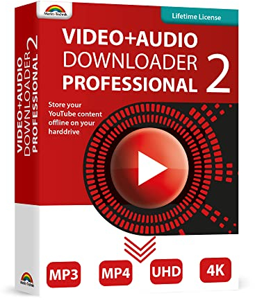 Video and Audio Downloader PRO 2 software for YouTube – download your favorite YouTube videos as MP4 video or MP3 audio – compatible with Windows 11, 10, 8