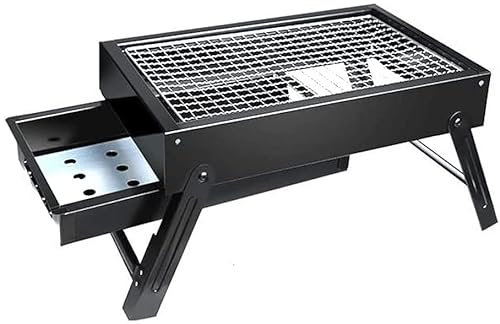 Barbecues à charbon de bois de type coulissant, gril domestique en acier au charbon de bois, barbecue portable, gril de table au charbon de bois de qualité supérieure, barbecue en acier inoxydable,