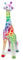Melissa & Doug Lebensechte Regenbogen-Giraffe aus Plüsch
