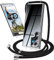 Handykette Hülle für Samsung Galaxy S24 Ultra Hülle mit Band, Transparent Necklace Handyhülle Samsung S24 Ultra mit Kette mit Kordel zum Umhängen Ultradünn Schutzhülle Case S24 Ultra Hülle (Schwarz)