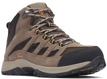 Columbia Crestwood Mid Wp, Botas para senderismo Hombre, Cordovan Squash 2024, 40 EU