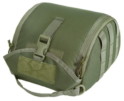 Taktische Helmtasche, Leichte Helmbeutel, Kratzfest, Helmpaket, Gepolsterte Airsoft Helm Aufbewahrungstasche, MOLLE Clamshell Helmtaschen Pack für Sport Jagd