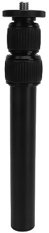 Camera Monopod, 3 Section Tripod Extension Pole, 18 Inch Aluminum Alloy Tripod Extender Tube Telescopic Extension Rod, with 1/4 3/8 Screw