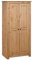 Homgoday Casa Schrank 80 x 50 x 171,5 cm aus Massivholz Kiefer Panama Range, platzsparende Schränke, Küchenmöbel, Wohnzimmerschrank, Küchenschrank, Sideboard, Küchenmöbel, Wohnzimmer, Anrichte
