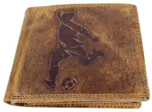 Einkaufszauber Echt Leder Geldbeutel Fußball