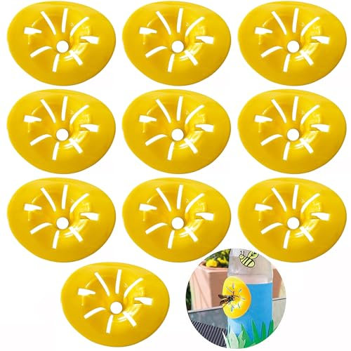 Hezhou Wespenfalle Bienenfalle Blumendesign Wespenfalle Insektenfalle Blütenförmiger Honigfalle Kunststoff Hornissenfalle Blütenförmiger Insektenfalle Hornissenfalle BlüTenföRmiger (10)