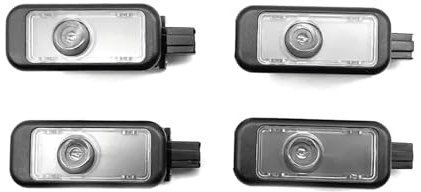 4 Stück 4 RingProjektion Türlicht for Audi A3 A4 A5 Q3 Q2 Q5 A6 A7 S3 S4 S5 S6 S7 8YG 947 415 OE: 8YG947415