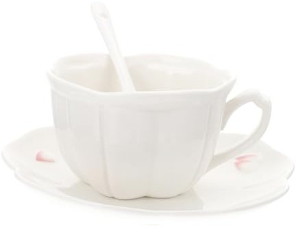 Tasses à café en céramique, Tasse et soucoupe en porcelaine Fine, 1 ensemble de tasses à café et soucoupe, tasses à thé et soucoupe en porcelaine, vaisselle italienne, tasse à Cappuccino et
