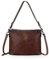 LETEULO Damen Handtasche Leder Henkeltasche Top Griff Tasche Vintage Umhängetasche Große Schultertasche Henkeltasche für Frauen eisen Schule Shopping Kaffee
