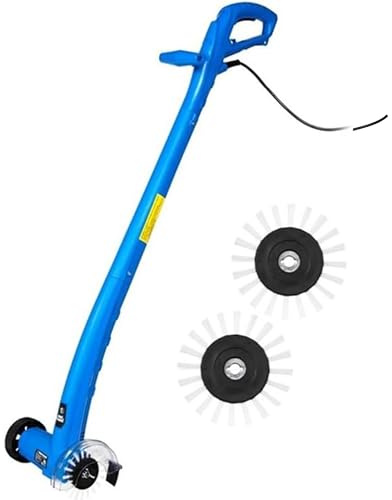 Electric Stand-Up Grout Cleaning Machine – Compact Lightweight Floor Scrubber for Tile, Bathroom & Kitchen Grout Lines | Easy-to-Use Deep Cleaner for Ceramic & Porcelain Tile Floors (Small)