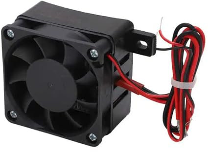 Mini termoventilatore PTC, 50 W, 12 V CC, in ceramica, con guscio in nylon resistente alle alte temperature, compatto ed efficiente dal punto di vista energetico, per piccoli spazi, veicoli e uso