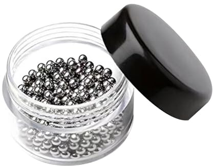 YWJLQH Billes de Nettoyage pour Carafe et Verrerie Sphères En Acier Réutilisables pour Un Nettoyage Écologique Des Taches Convenable pour Les Théières En Ve, 3 Mm