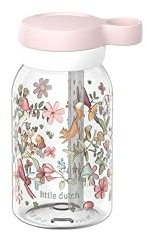 Mepal - Trinkflasche mit Trinkhalm Campus - Drehverschluss mit Grifföffnung - Hygienischer Verschluss - Trinkflasche mit strohhalm - Auslaufsicher und Spülmaschinengeeignet - 450 ml - Fairy Wonders