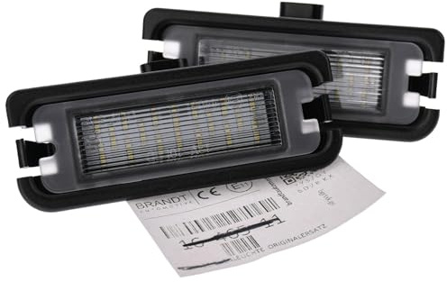BRANDT AUTOMOTIVE Kennzeichenleuchten LED kompatibel mit Ford Mustang VI S550 15-23 Mustang VII S650 24-25
