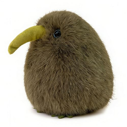 Xiyocadt Spatz Plüschtier, Realistischer 12 cm Vogel Stofftier, Pelzige Vogel-Plüschpuppe, Niedlicher Wilde Tiere Kuscheltier, Geschenk für Freunde und Kinder (MD2,20cm)