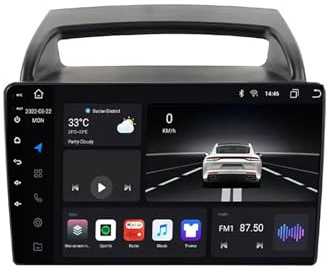 Autoradio Radio GPS Navigator für KIA Carnival Android All-in-one VQ 2006-2014 mit Bluetooth Fm Radio, Mirror Link, USB, Aux, Unterstützt Tpms Lenkradsteuerung, 8 Kern 8G+256G