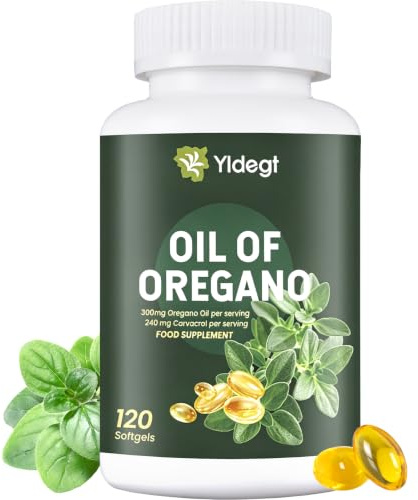 Oregano Oil with Black Seed Oil 200mg 120 Softgels